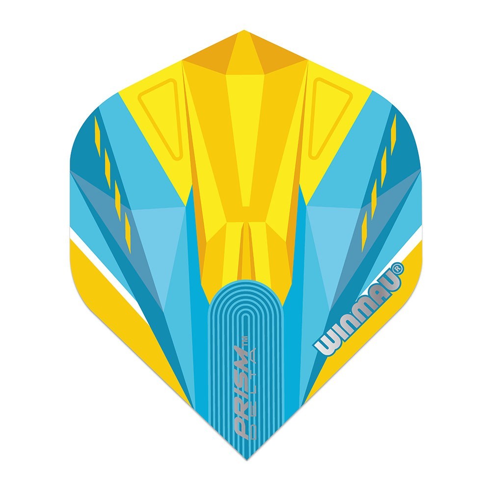 Masquedardos Plumas Winmau Darts Standard Prism Delta Yellow Aqua 6915.208