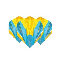 Masquedardos Plumas Winmau Darts Standard Prism Delta Yellow Aqua 6915.208