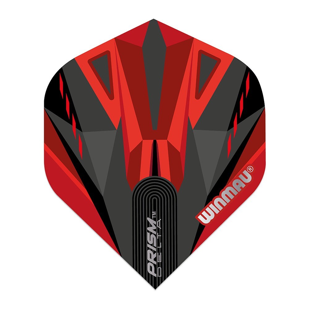 Masquedardos Winmau Darts Standard Prism Delta Black Red 6915.210 Flights