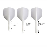 Masquedardos Plumas Condor Axe Shape Blanco Larga 33.5mm 3 Uds.  7751.