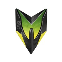 Masquedardos Feathers Harrows Darts Flights Sails Green Yellow 1016