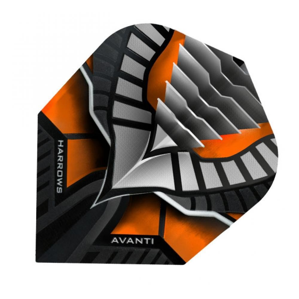 Masquedardos Feathers Harrows Darts Flights Avanti and Orange 7403