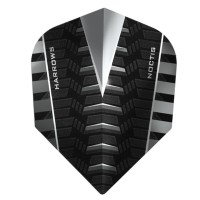 Masquedardos Feathers Harrows Darts Flights Prime Gray Scale 7534