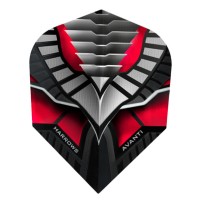 Masquedardos Feathers Harrows Darts Flights Avanti Red 7401