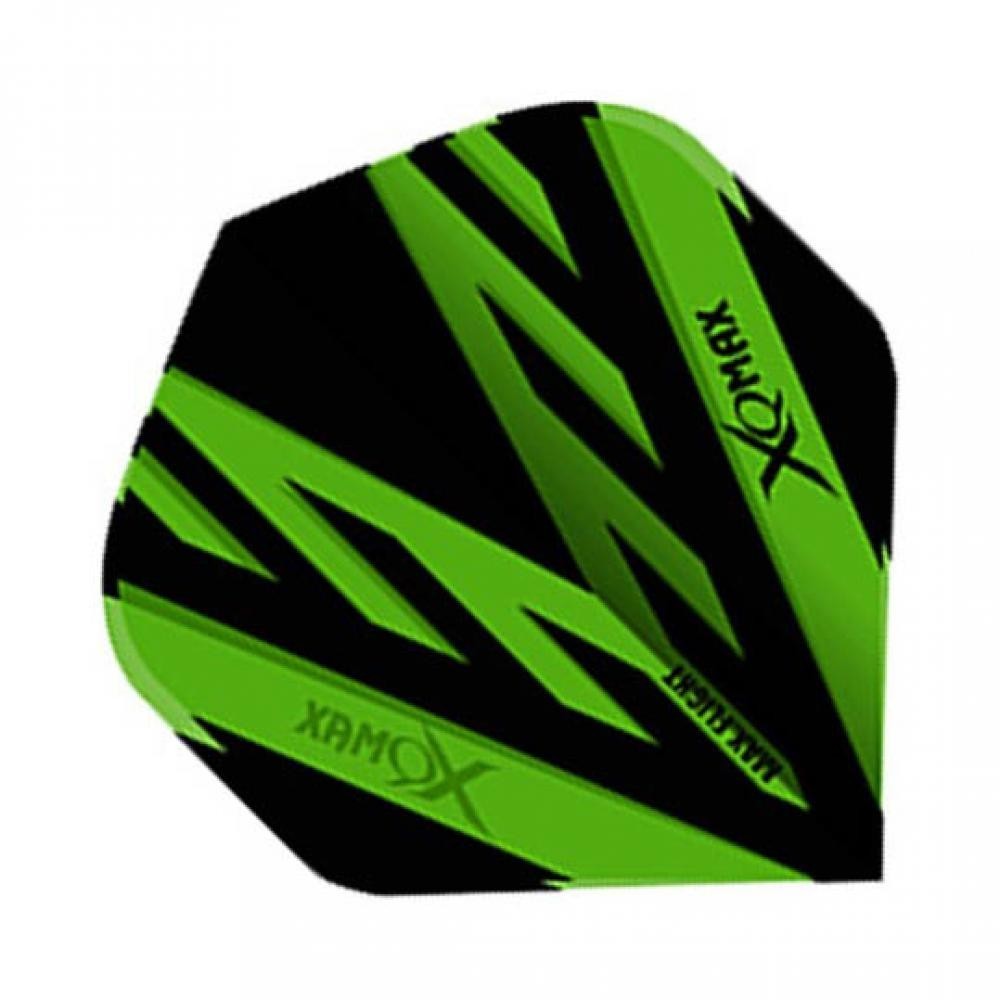 Masquedardos Letenky Xqmax Darts Standard Green Feathers Qd7005020