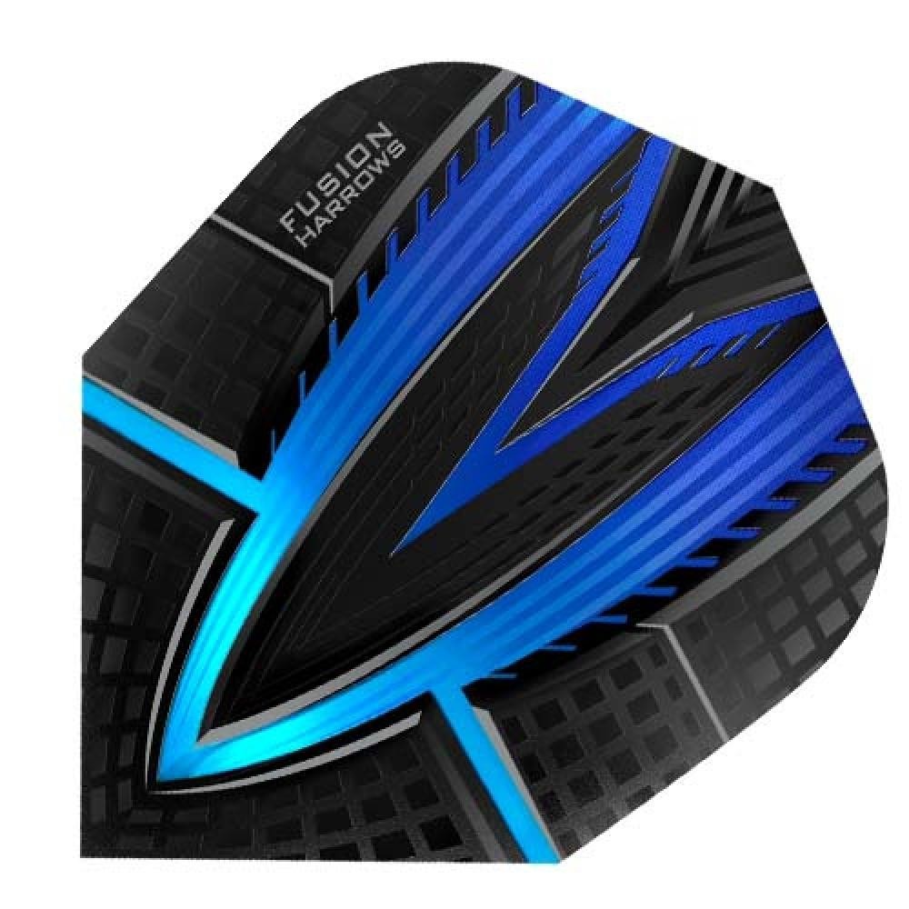 Masquedardos Plumas Harrows Darts Flights Fusion Blue Aqua   4400