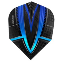 Masquedardos Feathers Harrows Darts Flights Fusion Blue and Aqua 4400