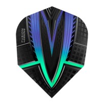 Masquedardos Feathers Harrows Darts Flights Fusion Blue and Green 4401.