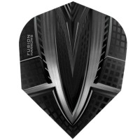 Masquedardos Feathers Harrows Darts Flights Fusion Black and Grey 4402.