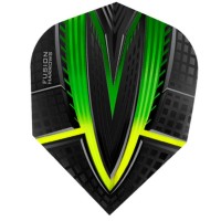 Masquedardos Feathers Harrows Darts Flights Fusion green yellow 4404