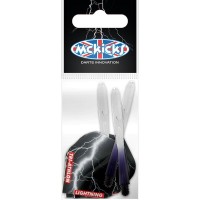 Masquedardos Albero + sistema di piume Mckicks Thunder Lightning Black Flight Shaft Set Mk-35100