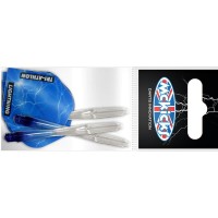 Masquedardos Sistema Cañas + Pluma Mckicks Thunder Lightning Blue Flight Shaft Set Mk-35102