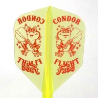 Masquedardos Feathers Condor Flights Frog Yellow Shape M  27.5mm