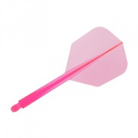 Masquedardos Condor feathers Axe shape Neon pink short 21.5mm Three of you.