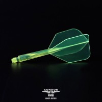 Masquedardos Пера Condor Axe Shape Neon Жълто S 21.5mm Вие тримата.