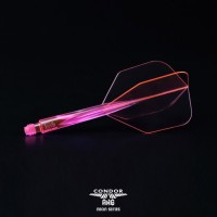 Masquedardos Feathers Condor Axe Shape Neon Pink M 27.5mm Three of you.