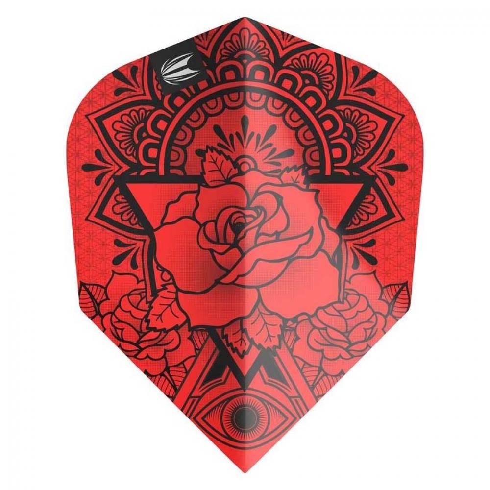 Masquedardos Plumă Target Darts Călători Ink Pro Red No6 Shape 335420