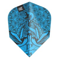 Masquedardos Feathers Target Darts Flights Ink Pro Blue Ten-x is 335470