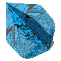 Masquedardos Feathers Target Darts Flights Ink Pro Blue No. 2 Standard 335460 This is the first time