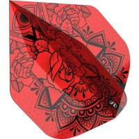 Masquedardos Feathers Target Darts Flights Ink Pro Red No. 2 Standard 335430 This is the Flight Ink Pro Red