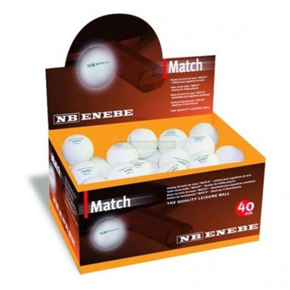 Masquedardos Box of 60 Ping-Pong balls Enebe Match white 845502