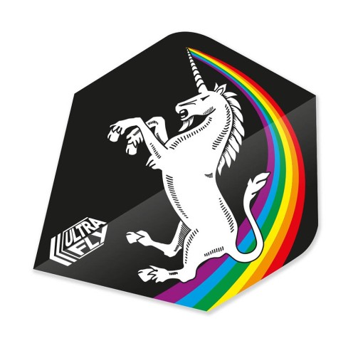 Masquedardos Peniaze Unicorn Darts Ultrafly100 Plus Raimbow čierny 68978