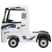 Masquedardos Camion elettrico bianco Mercedes Actros per bambini Hl458