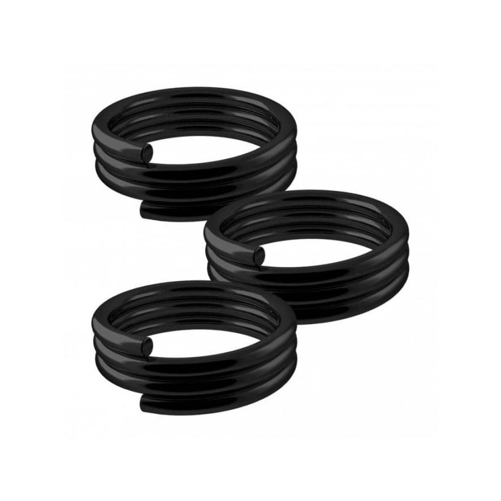 Masquedardos Muelles 3 Unidades Negro Stem Grip Springs 002017-09a2