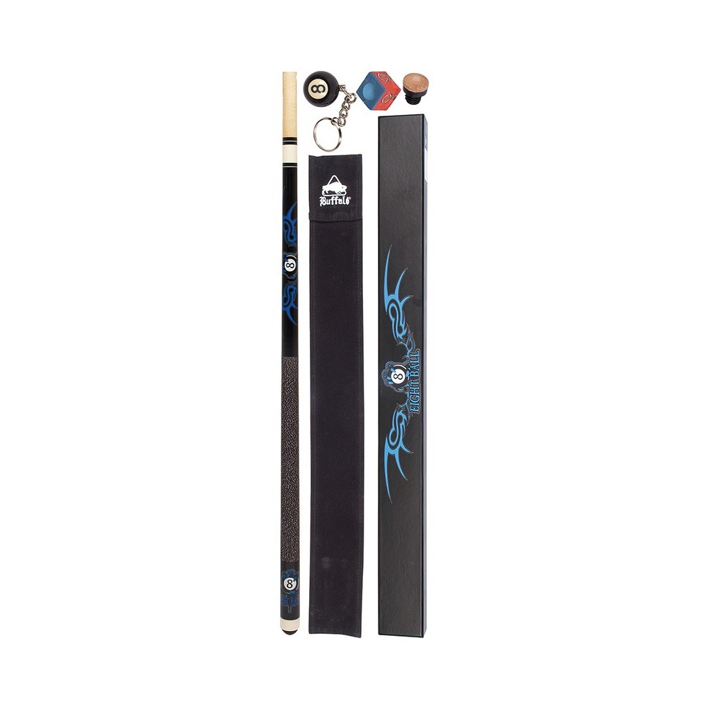 Masquedardos Buffalo Billiard Cue 2 Pezzi Pool Biftset Box Blu 5585.202