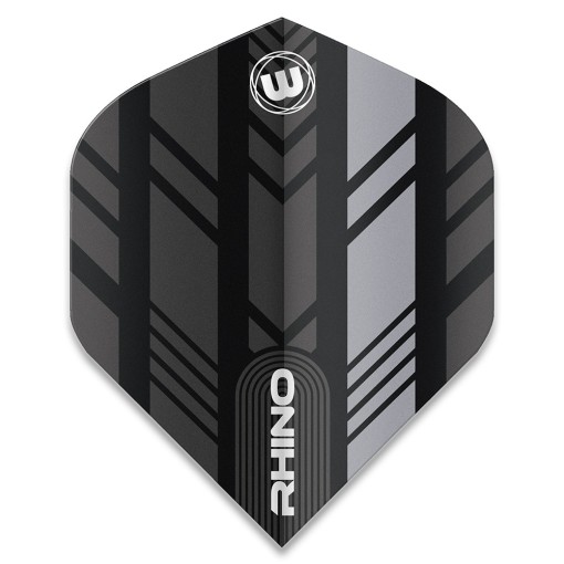 Masquedardos Winmau Darts Rhino Black Grey Flights 6905.194