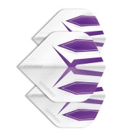 Masquedardos Plumas Winmau Darts Prism Alpha White Purple  6915.177