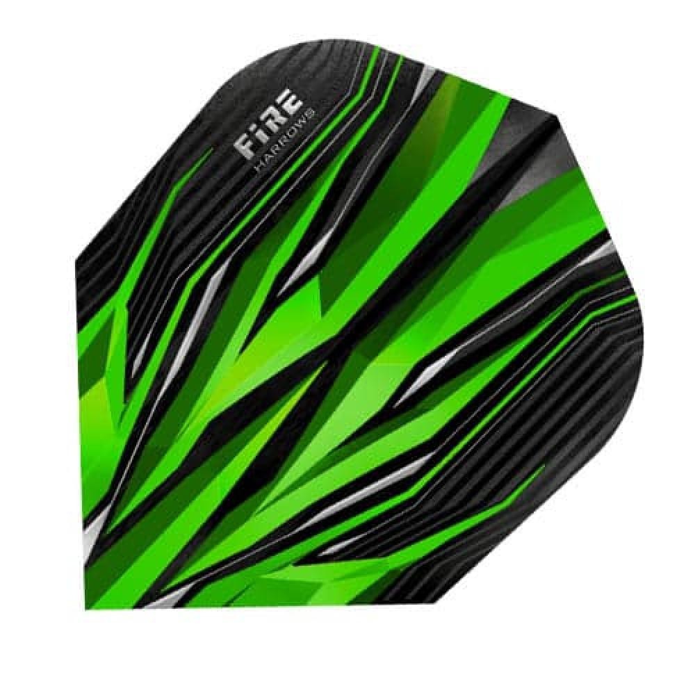 Masquedardos Feathers Harrows Darts Flights Fire Green and 1101.