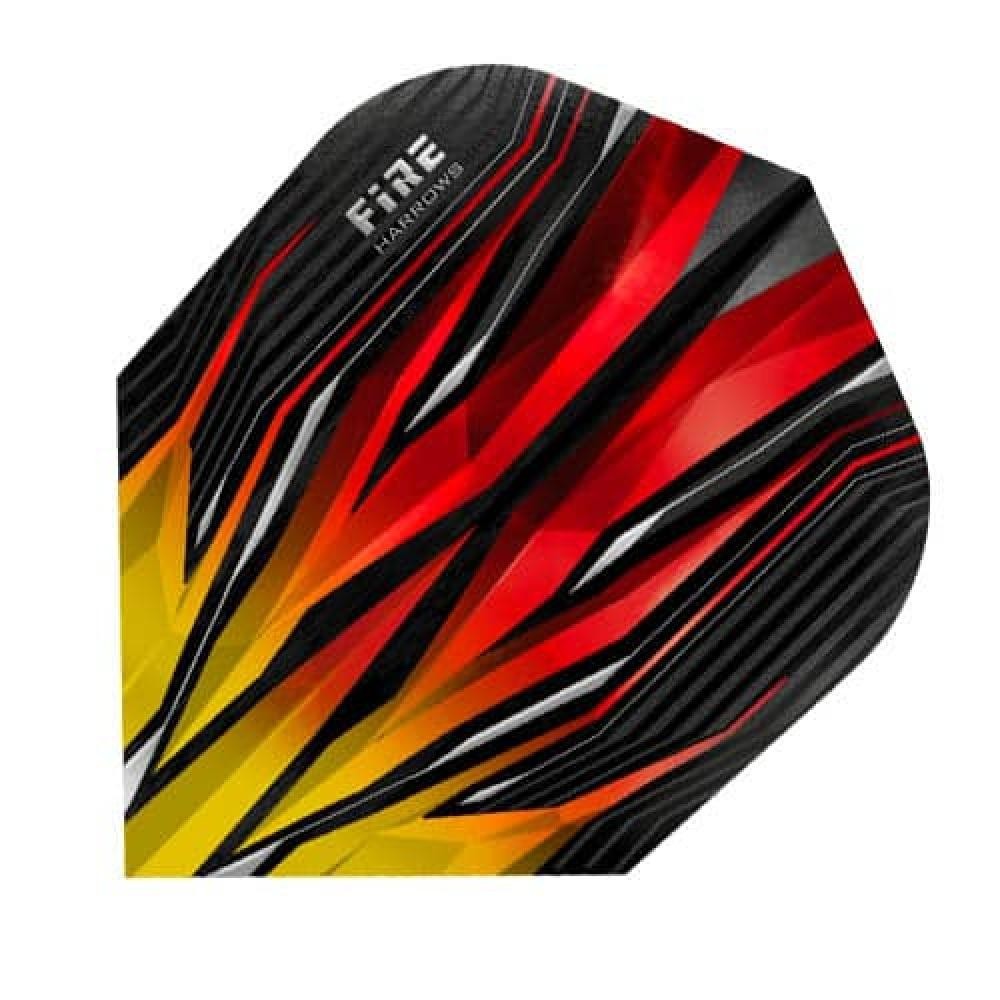 Masquedardos Feathers Harrows Darts Flights fire orange 1102.