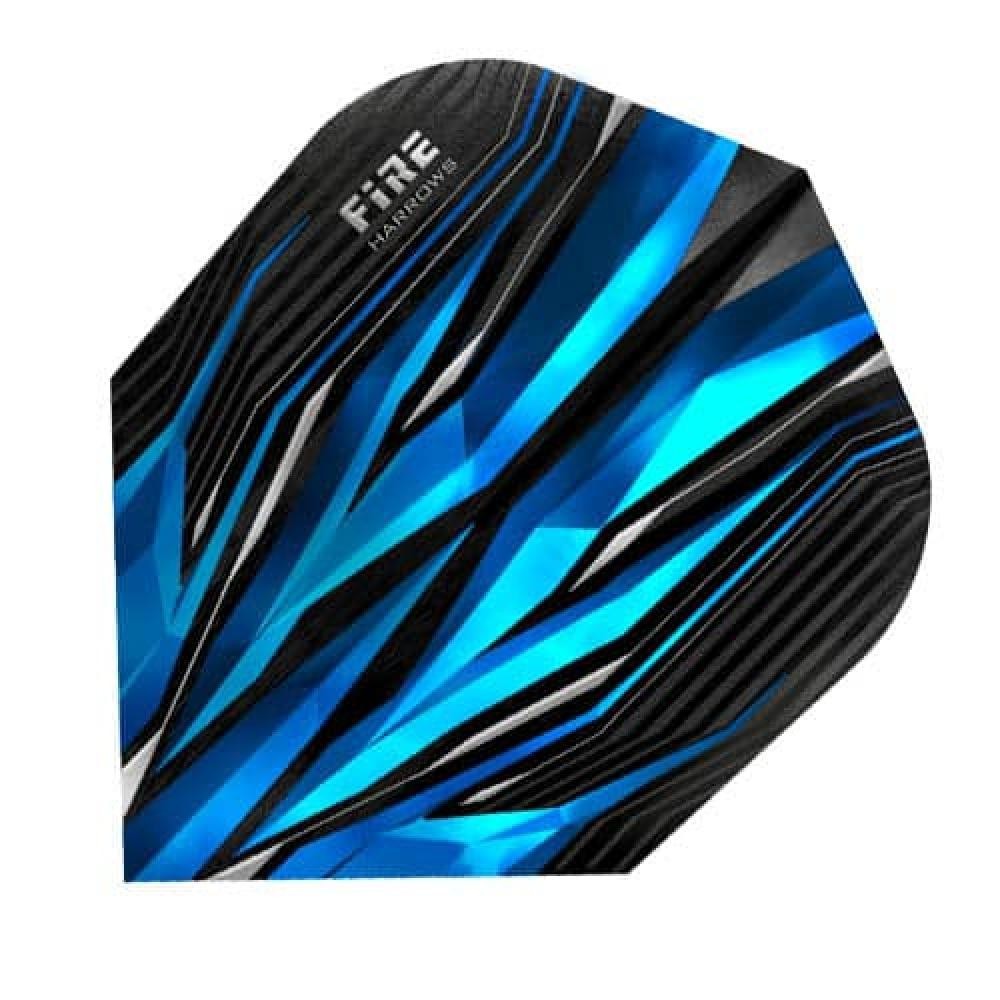 Masquedardos Feathers Harrows Darts Flights fire blue 1103