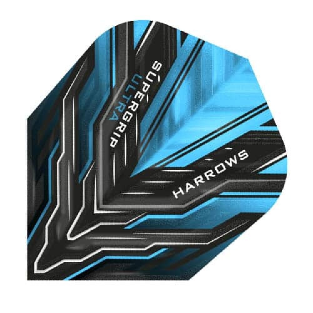 Masquedardos Plumas Harrows Darts Flights Supergrip Ultra Azul  3501