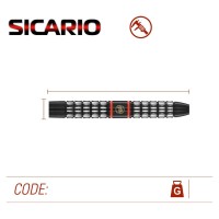 Masquedardos Winmau Sicario darts 22g 90% 1455.22 I'm not sure what you mean