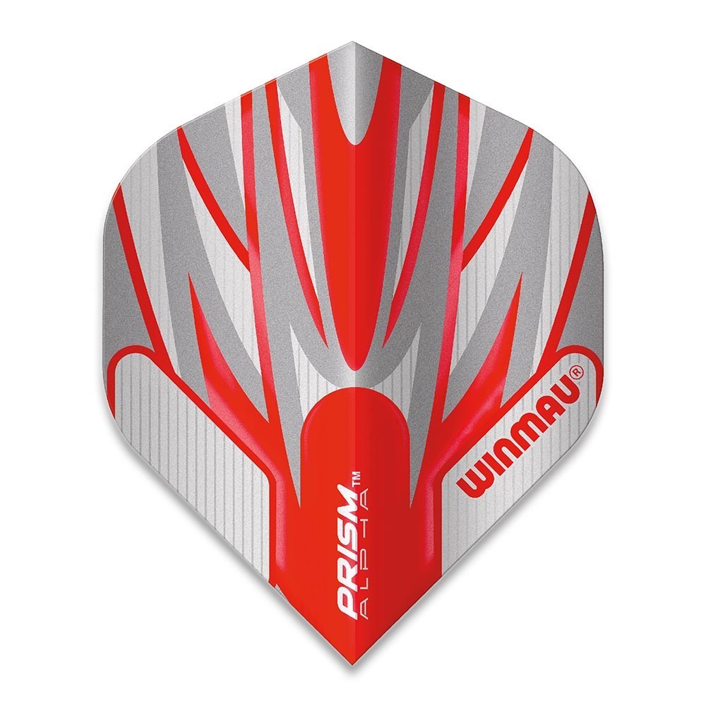 Masquedardos # Feathers winmau darts prism alpha fire red silver 6915.169