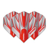 Masquedardos # Feathers winmau darts prism alpha fire red silver 6915.169