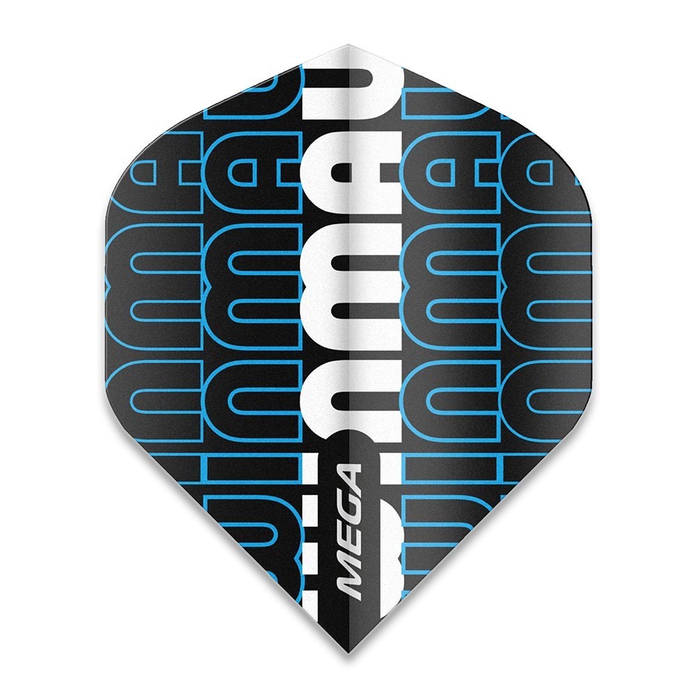 Masquedardos Plumas Winmau Darts Mega Logo Azul 6900.235