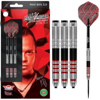 Masquedardos Dardo Bulls Darts Max Hopp 3.0 St Acciaio 90% 22g 22622