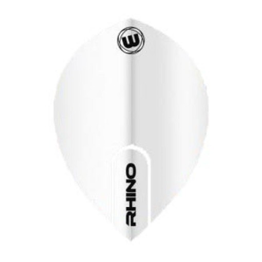 Masquedardos Winmau feather Darts Rhino oval white 6906.101