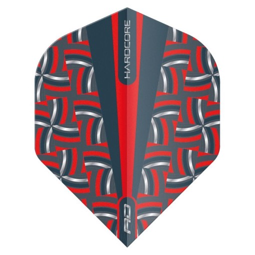 Masquedardos Plumas Flights Red Dragon Hardcore Radikal Red Rope   Tf6525