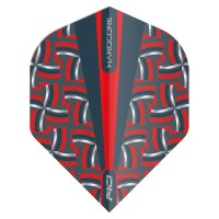 Masquedardos Plumas Flights Red Dragon Hardcore Radical Red Rope Tf6525