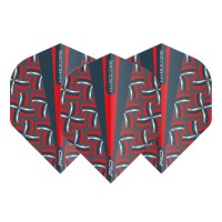 Masquedardos Plumas Flights Red Dragon Hardcore Radical Red Rope Tf6525