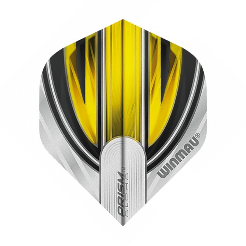 Masquedardos Stylo Plume Winmau Prism Alpha Standard Blanc Et Jaune 6915.170