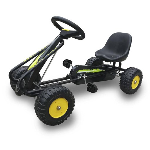 Masquedardos Go Kart Pédale Voiture Noir Gk0092