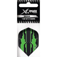 Masquedardos Flights Xqmax Darts Terminator Standard Green Feathers Qd7600790