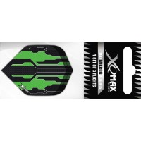 Masquedardos Flights Xqmax Darts Terminator Standard Green Feathers Qd7600790