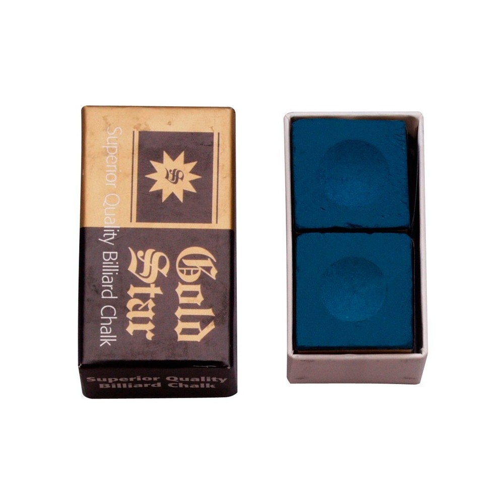 Masquedardos Goldstar Billiard Chalk Blue 2 jednotky 3004 000