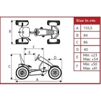 Masquedardos Cartão de Pedal Berg X-plore Bfr-3 Be07.20.03.00